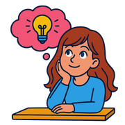 A cartoon of the author, Cassondra Roberts, thinking about the future of the web.